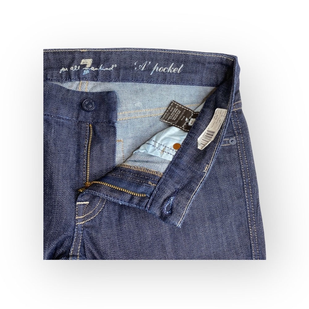 HTF: 7 Mankind® ㋛ Swirl Embroidered Crystal A Pocket Bootcut Denim Jeans ㋛ 29 30 - Picture 10 of 16